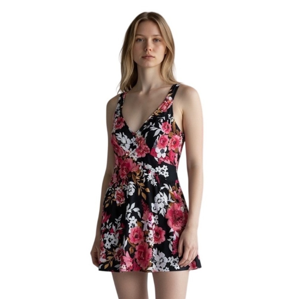 Vintage Rose Marie Reid Womens Swim Dress Size 16
